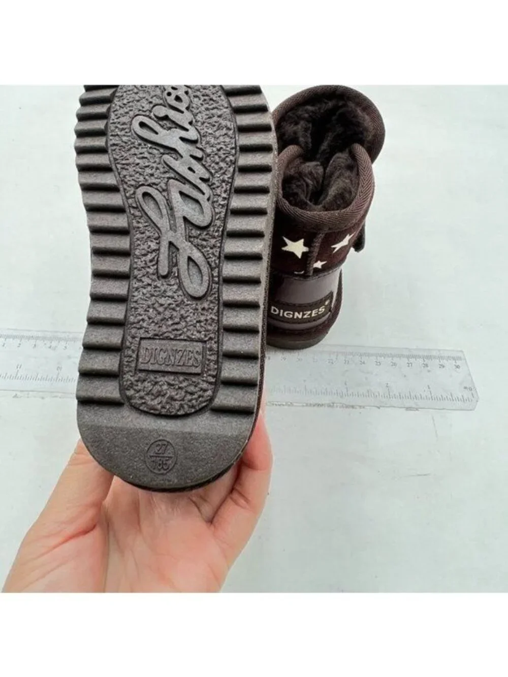 Children's Shoes Winter Cotton Boots Brown Shoes